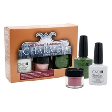3 Pcs Holiday CND Charmed Additives Shellac Nail Polish Ice Vapor Frosted Glen