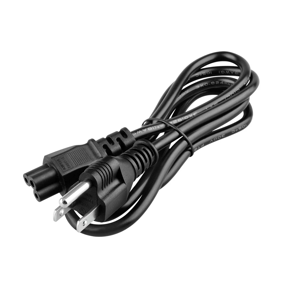 5ft UL AC Power Cord Cable For HP Z24n G2 24" Narrow Bezel Computer Monitor - Image 2 of 3
