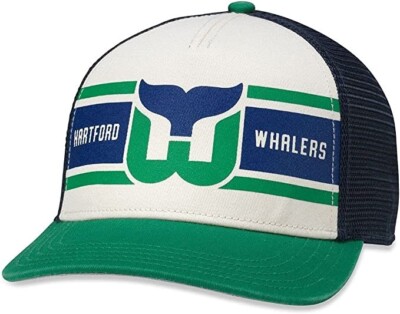 American Needle Hartford Whalers NHL Retro Sinclair Trucker Hat Cap One Size New