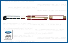 🔥 18 - 20 Ford F150 Tailgate Insert Decals Letters Stickers AMERICAN FLAG FG1R9