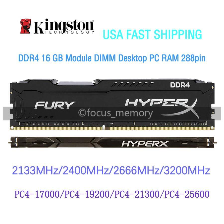 Fighting Furies Kingston HyperX FURY 8GB DDR4 RAM 2133/2400/2666