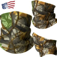 Winter Fleece Neck Warmer Gaiter Outdoor Ski Hunting Half Face Mask Balaclava US