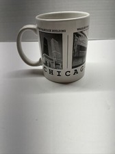 Chicago Landmarks Coffee Mug City Merchandise John Hancock Sears Tower Wrigley 