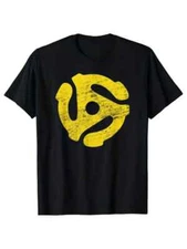 Medium Size 38 T-Shirt -Tee, - 45 RPM Adapter Tee, Shirt ✨Brand New in Package