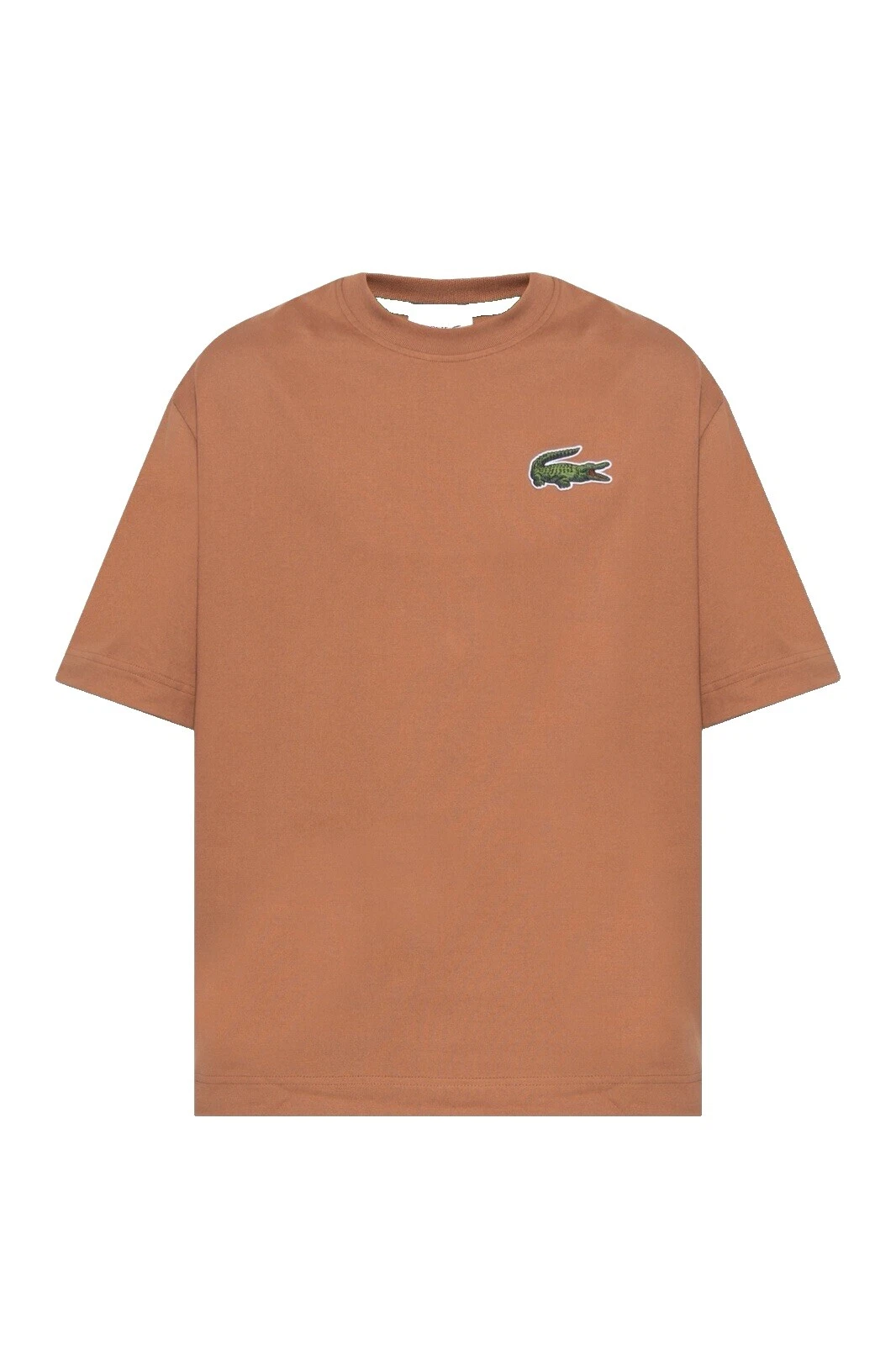 Мужские рубашки Lacoste коричневые