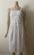 ASHLEY TAYLOR Vintage Cotton Lace Trim Country core Dress / Nighty 10-12