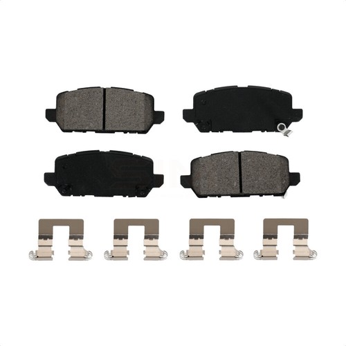 Coated Disc Brake Rotors And Semi-Metallic Pad Rear Kit For 2016-2022 Honda HR-V - Picture 9 of 11