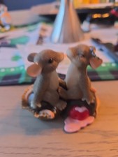 Rare Charming Tails Fitz Floyd CANDY KISSES 84/108 Mice Figurine Dean Griff
