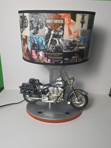 Harley Davidson Heritage Softail Table Lamp With Sound. (Read Description)