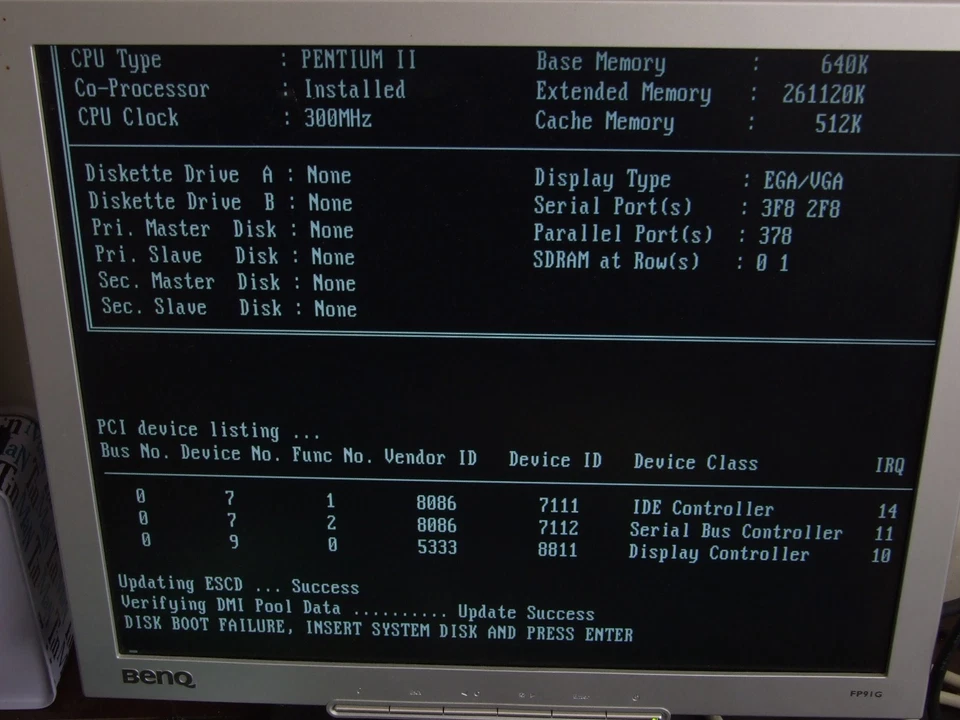 Gigabyte GA-BX2000 ATX Slot 1 motherboard w/ Pentium-II 300MHz and 256Mb Ram - Image 4 of 4