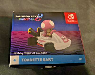 McDonalds MarioKart Deluxe #4 Toadette Kart, Nintendo Switch Happy meal toy