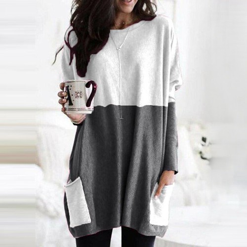 Blouse Jumpers Pullover Jersey Tops Winter plus size dress Women Long Sleeve - Bild 3 von 11