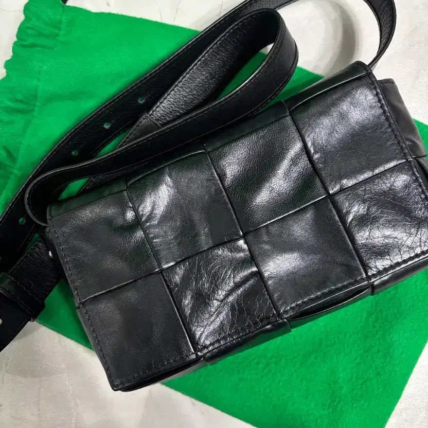 Bottega Veneta Mini Cassette Bag, Black, Authentic thumbnail 7