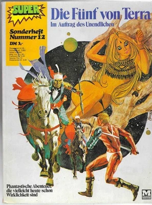 Die Fünf von Terra - Im Auftrag des Unendlichen - Moewig Comic Erstauflage 1972 - Bild 1 von 4