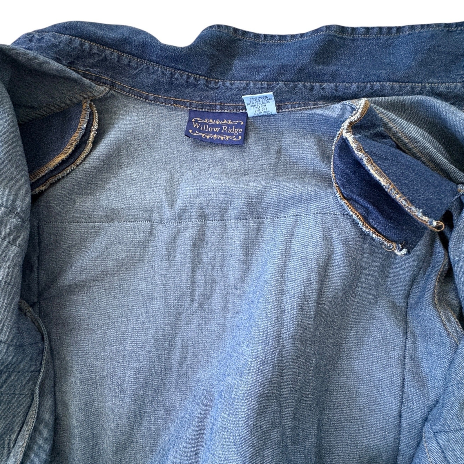 Upcycled Vintage Denim Jacket Boho Western Rodeo Horse Tapestry Lace Bell Sleeve