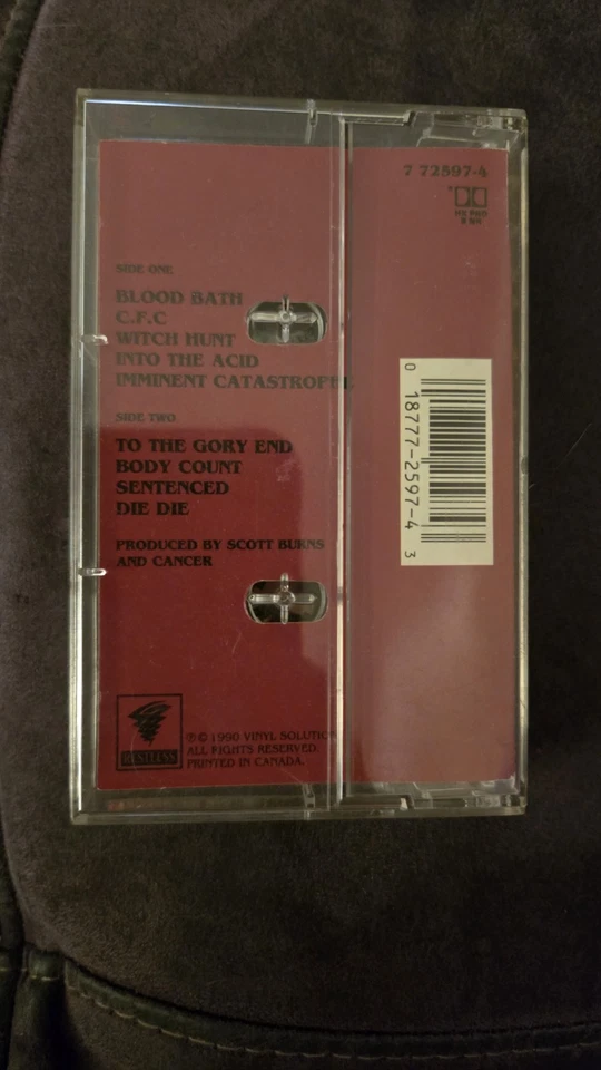 92 Vintage Original Cancer To The Gory End Foto 2 de 2