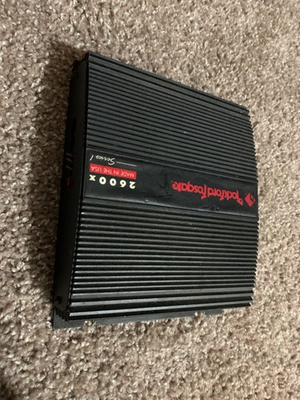 #ad Rockford Power Amplifier 2600x case Only $100.00