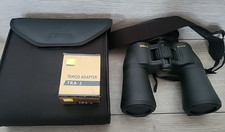 Nikon Aculon A211 10-22x50 binocolo custodia nera treppiede messa a fuoco obiettivo eco vetro 15 m