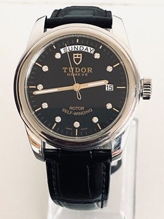 Tudor Glamour 56000 Automatic movement Diamond Dial mens watch
