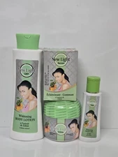 NEW LIGHT BODY LOTION,  CREAM, OIL ,& SOAP FREE AND FAST SHIPPING