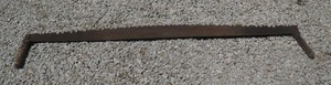 Vintage/Antique 2-Man Lumberjack Tree Cutting Saw 60" with Wood Handles