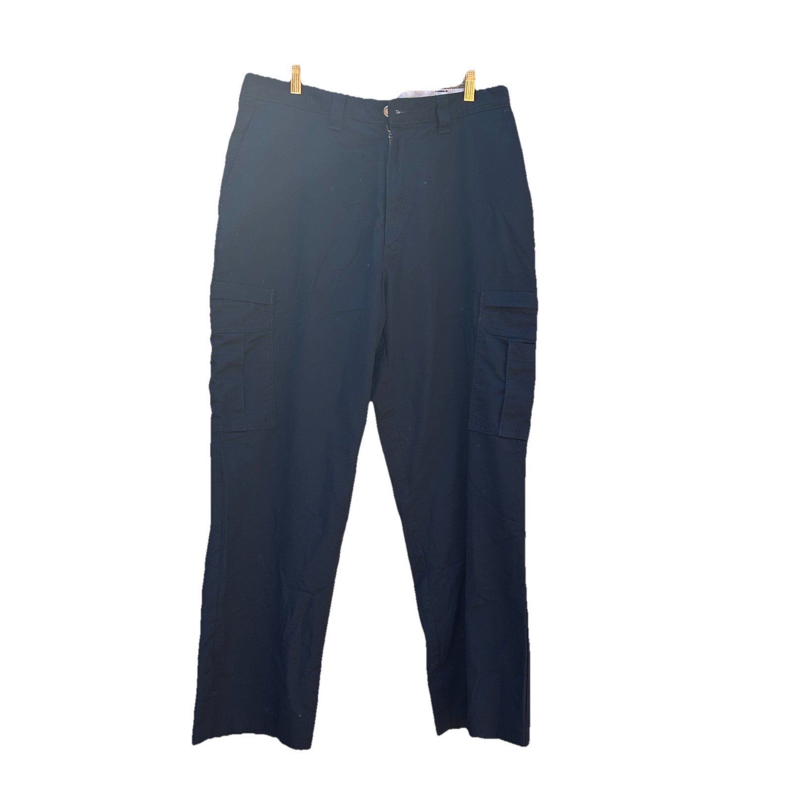 Dickies Mens Relaxed Fit Flex Cargo Pants 36x30 Navy Blue-image