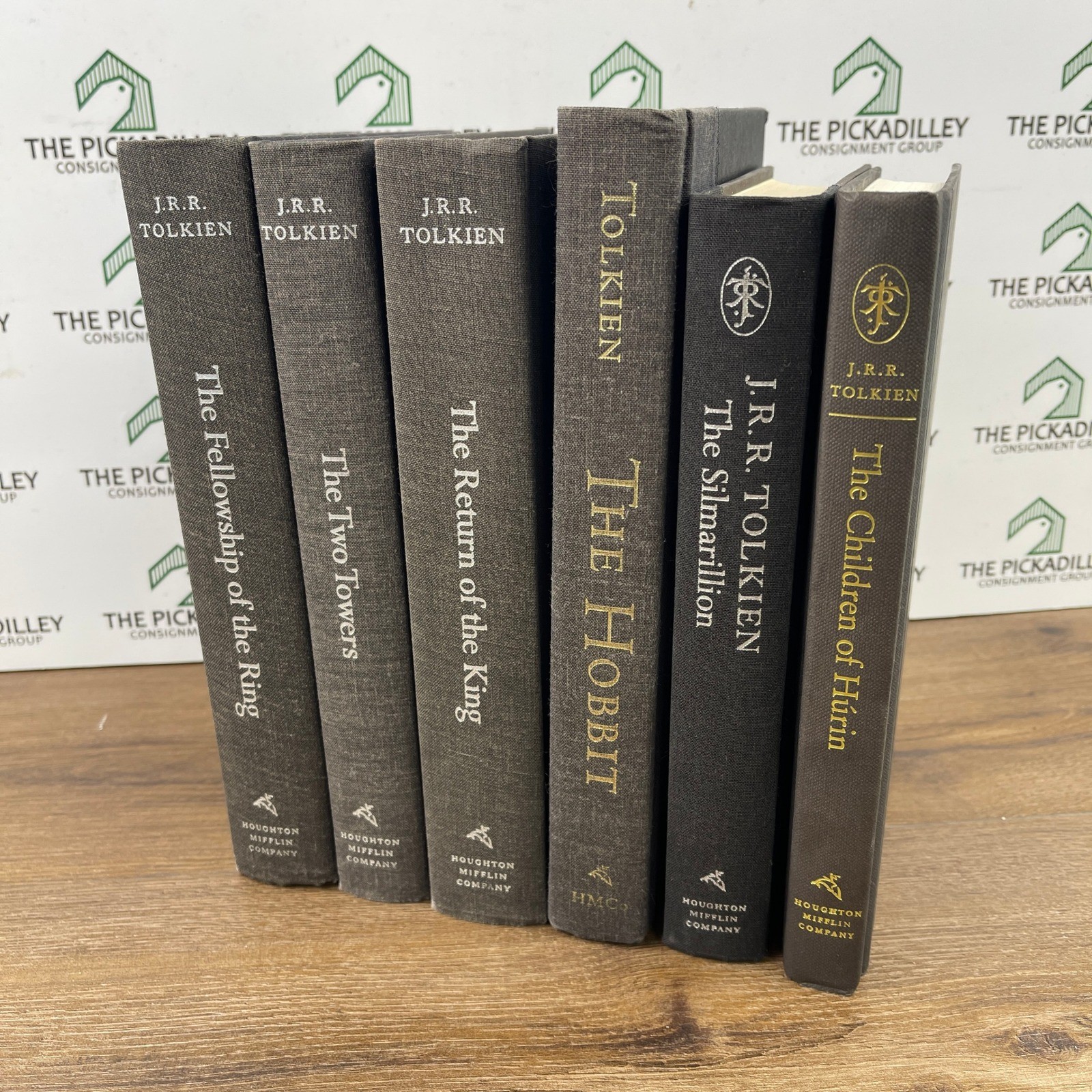 J.R.R. Tolkien 6 Book Hardcover Set Lord of the Rings Hobbit Silmarillion Húrin