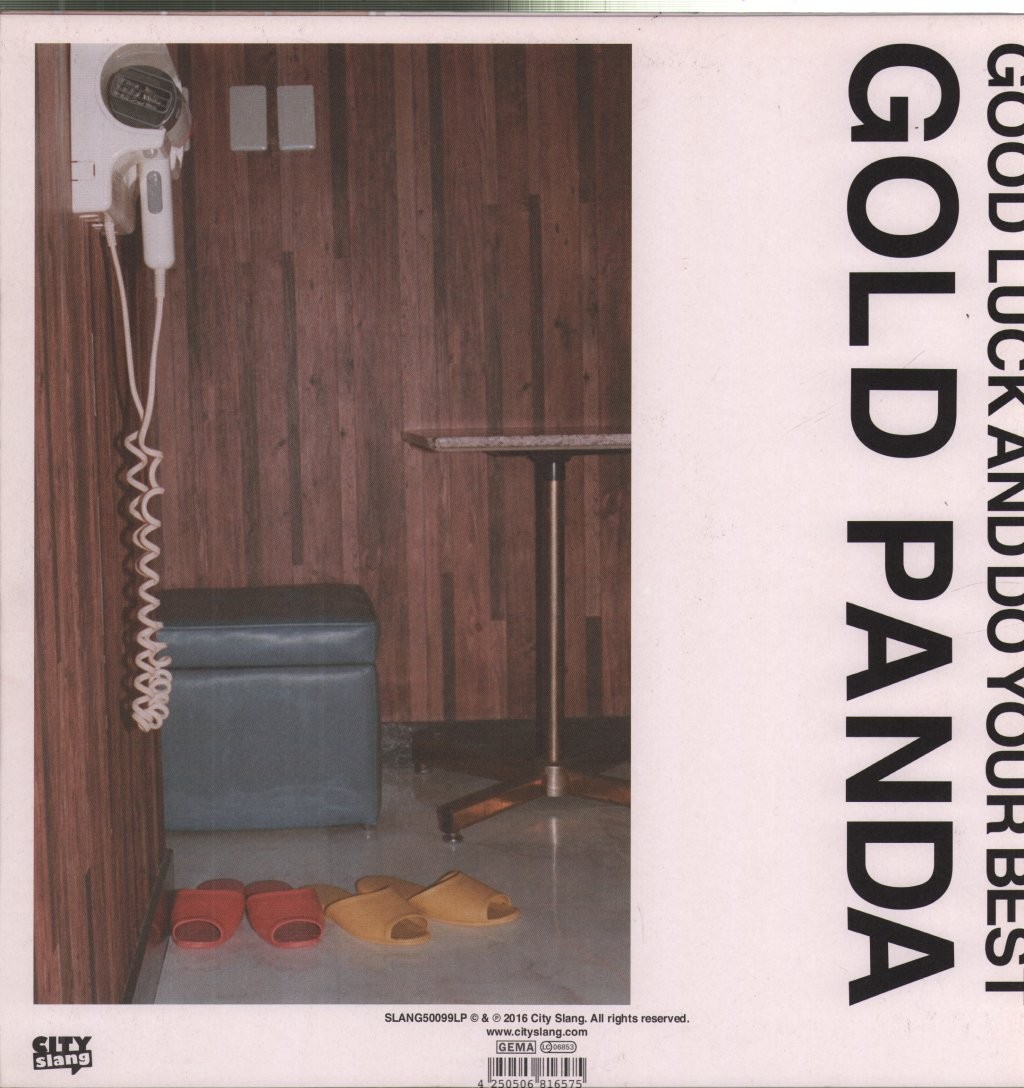 Gold Panda Good Luck and Do Your Best LP vinyl Germany City Slang 2016