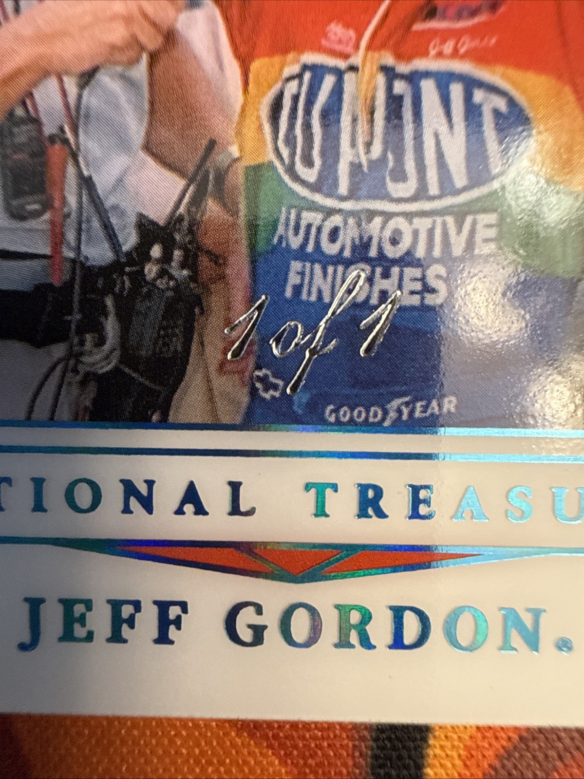 2024 Panini National Treasures Racing Darlington Dreams Jeff Gordon 1/1 view 2