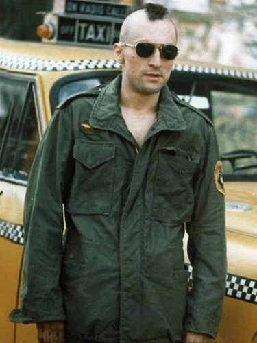 Taxi Driver Robert De Niro Green Military Jacket - product listing photo