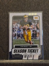2021 Tom Brady Contenders Draft Picks Football Season Ticket Michigan #8 D