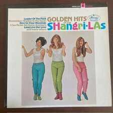The Shangri-Las &ndash; Golden Hits Of The Shangri-Las LP.   VG++/VG+