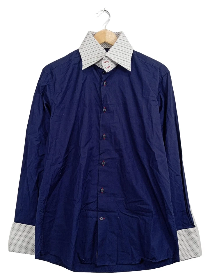 Hawes & Curtis Chemise Habillée Homme Bleu Coton (EU 48, INT M) - Photo 1/3