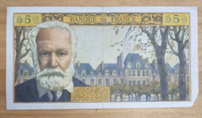5 NOUVEAUX FRANCS VICTOR HUGO 7.10.1965