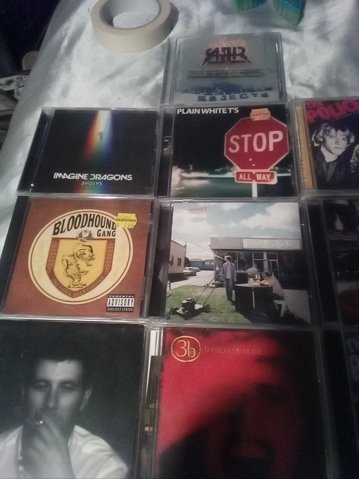 Iconic CDS Lot of 13 Classic Rock Pop Various Artists Including AAR The Police Foto 2 de 4
