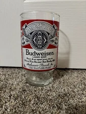Vintage Budweiser King of Beers Glass Anheuser Busch