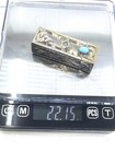 Vintage Italian engraved  800 Silver Lipstick holder with mirror by U. BELLINI — photo 10