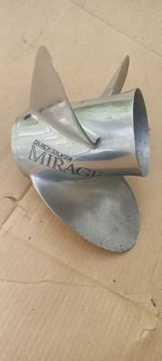 ステンレスプロペラ QUICKSILVER MIRAGE Mercury Quicksilver Mirage Stainless 3- Blade Prop. 48-13702 A41