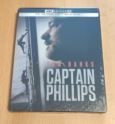 Captain Phillips Limited Steelbook 4K UHD + Blu-Ray Disc - Neu + OVP!