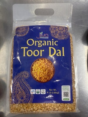Organic Toor Dal 4 Lb From India 100% Pure Premium Quality