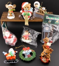 Vintage Christmas Assorted Ornaments Lot