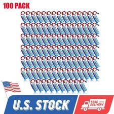 100X Mitsubishi CR17335SE-R/3V Q6BAT 3V 1800mAh Lithium PLC Battery with Plug