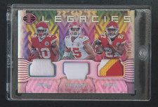 2018 PANINI ILLUSIONS PATRICK MAHOMES-TYREEK HILL-HUNT TRIPLE PATCH #ED 09/10