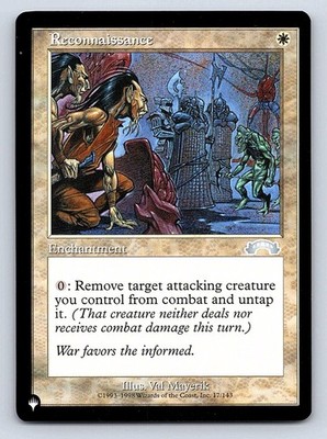 Reconnaissance The List Reprints 17/143 UC NM Magic: The Gathering