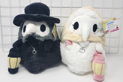Squishables Mini Plague Doctor Couple Set (10inch)