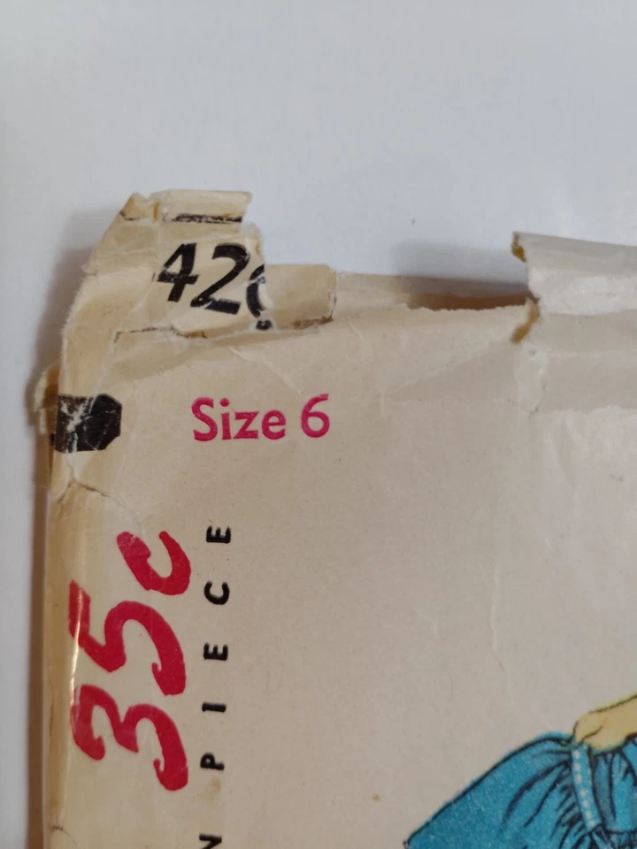 Simplicity 4264 Skirt Blouse Shirt Shorts Sewing Pattern Girls 6 VTG Summer Easy - Image 2 of 4