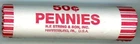 2019d uncirculated penny roll of 50 coins