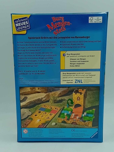 Ravensburger 250264 castello Mengenstein giocando nuovo apprendimento riconoscere le quantità NUOVO - Foto 4 di 4