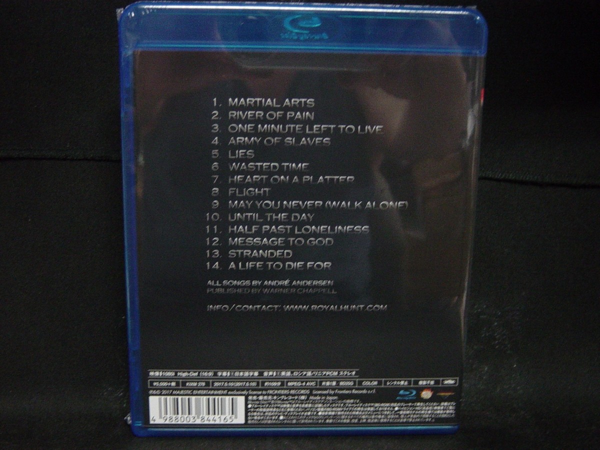 ROYAL HUNT 2016 Live 25th Anniversary JAPAN BLU-RAY Silent