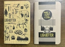 Log + Jotter  Dot Graph Notebook Set Of 2    Hunter   +   Gather  2021